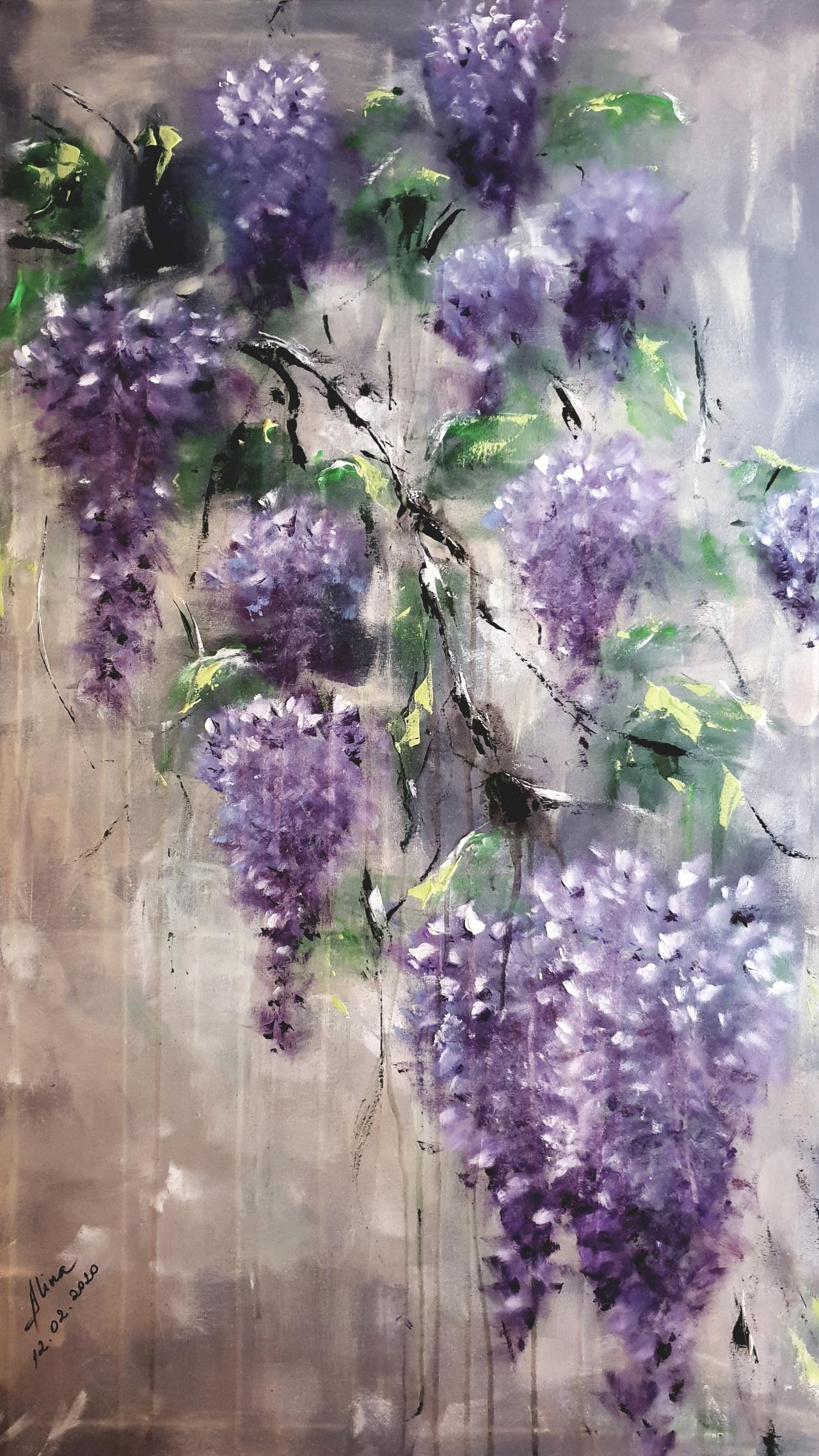 ArteDiAlina.com painting: the light comes (always) from above....
